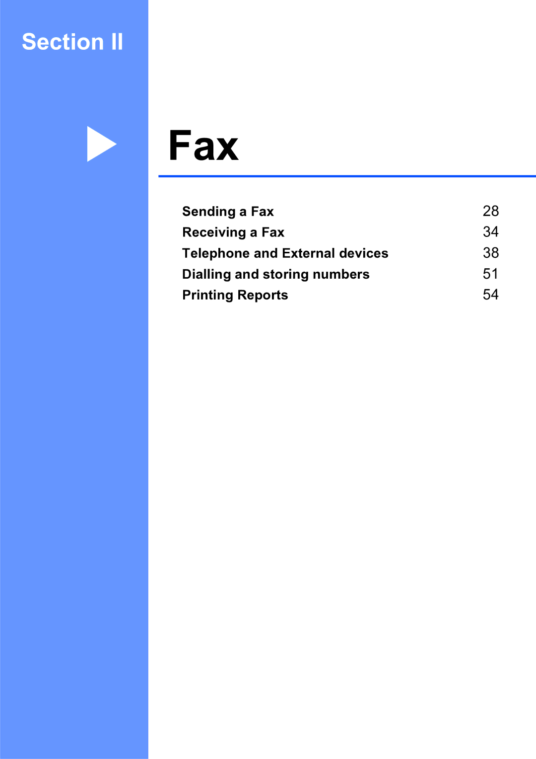 Brother MFC-253CW manual Fax 