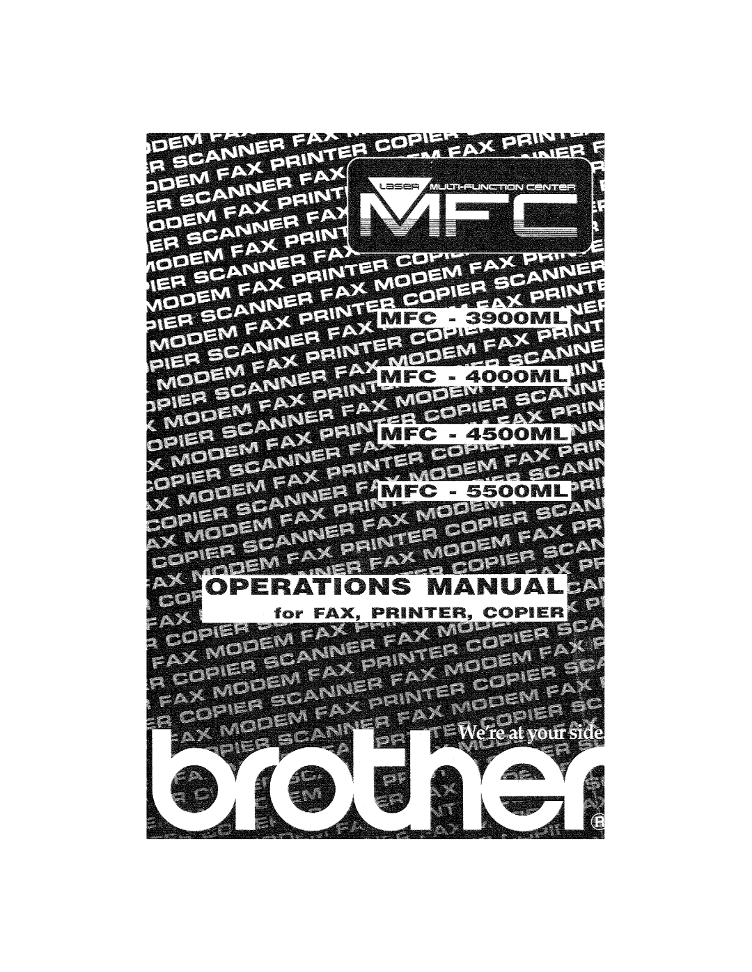 Brother MFC-3900ML manual 