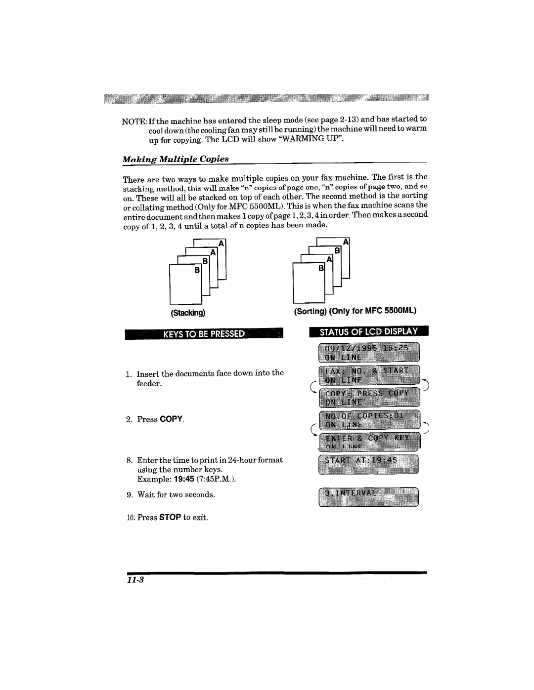 Brother MFC-3900ML manual 