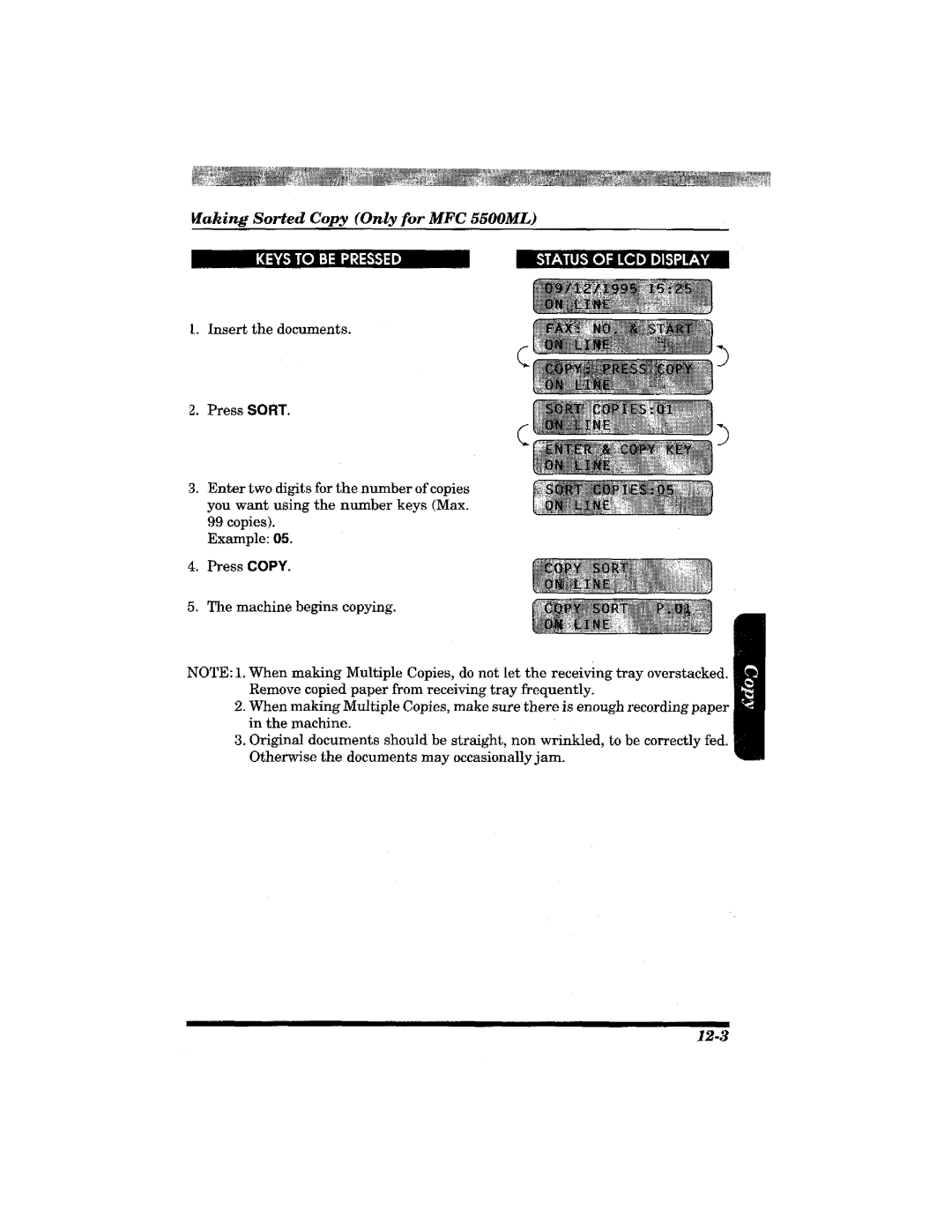 Brother MFC-3900ML manual 