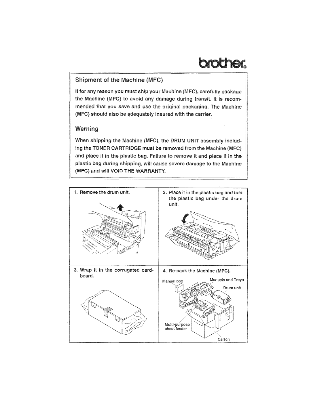 Brother MFC-3900ML manual 