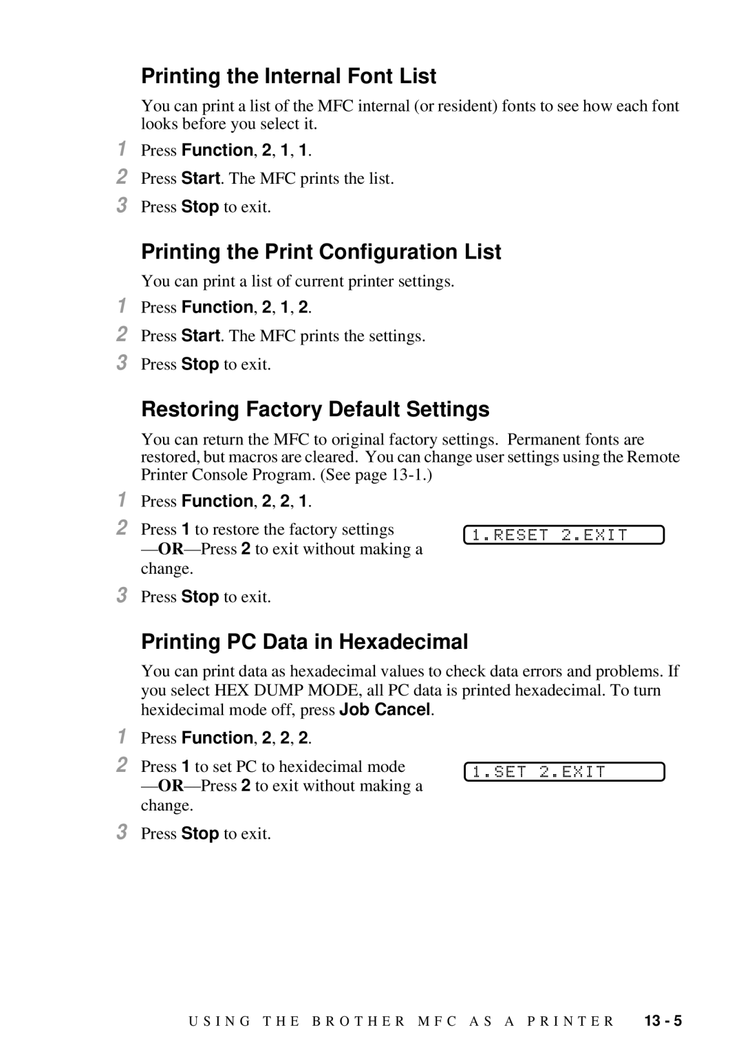 Brother MFC 4300 owner manual 