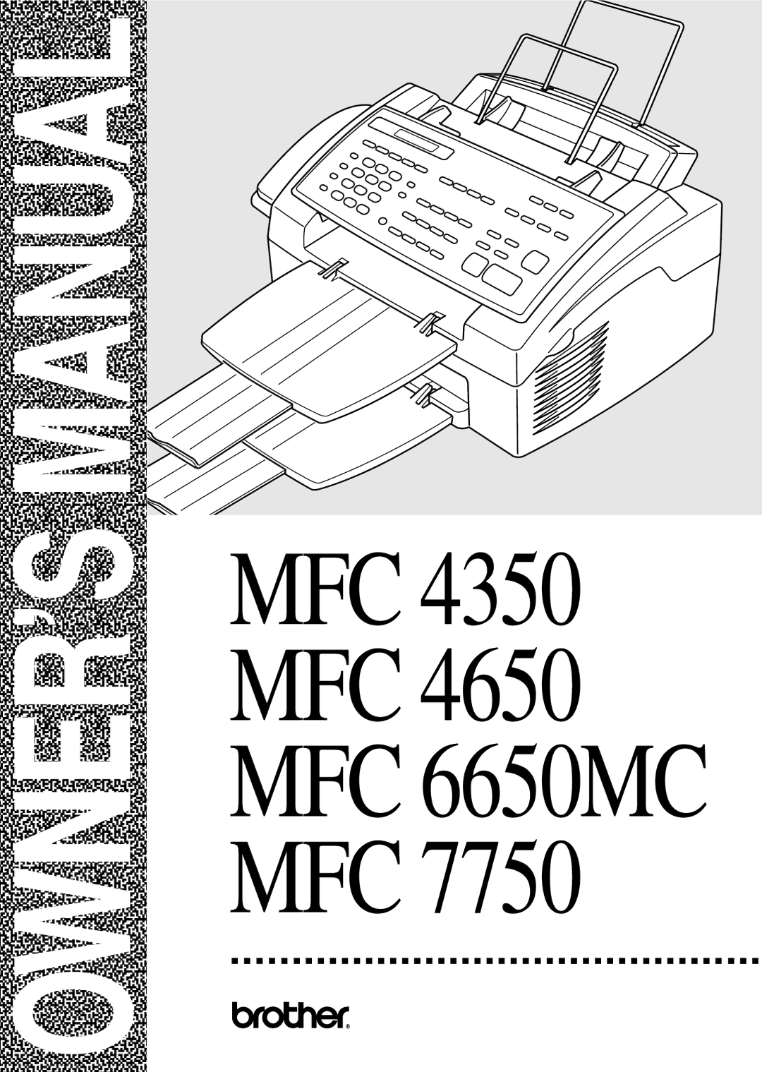 Brother MFC 4350 manual Mfc 