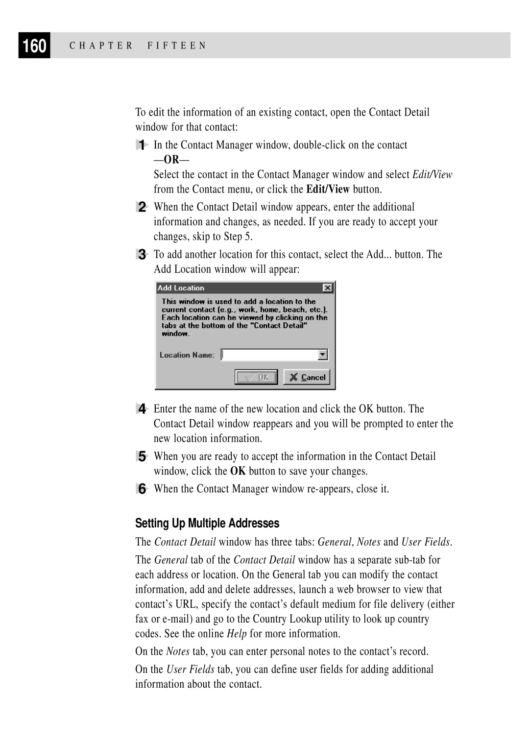 Brother MFC 4350 manual Setting Up Multiple Addresses 