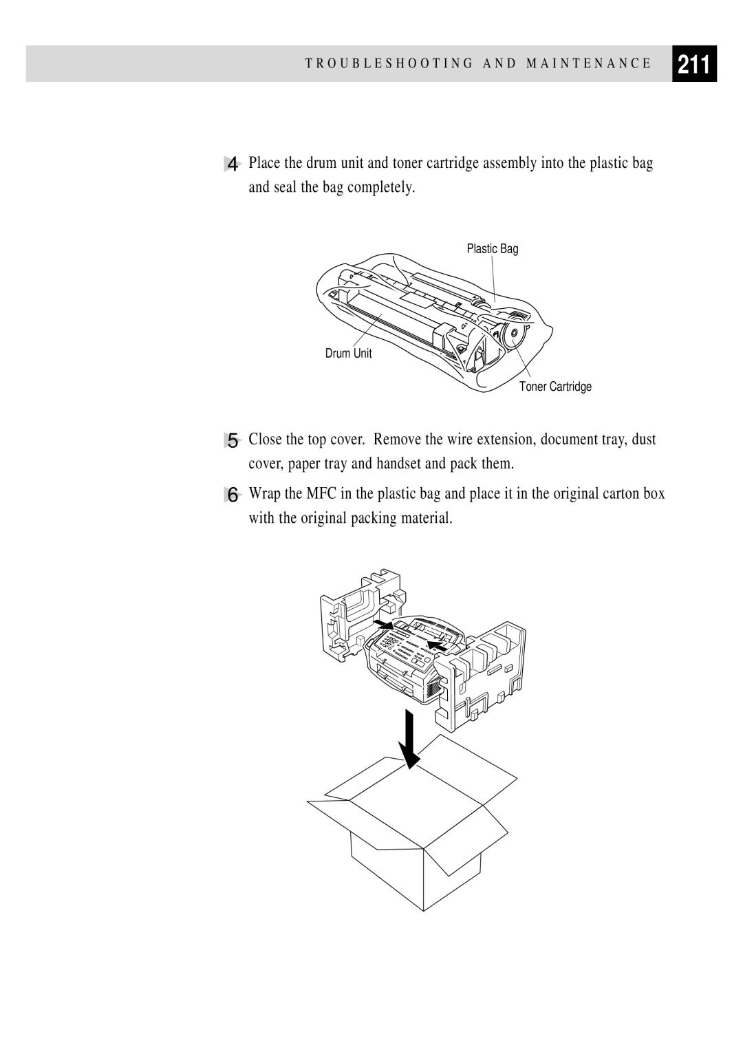 Brother MFC 4350 manual 211 