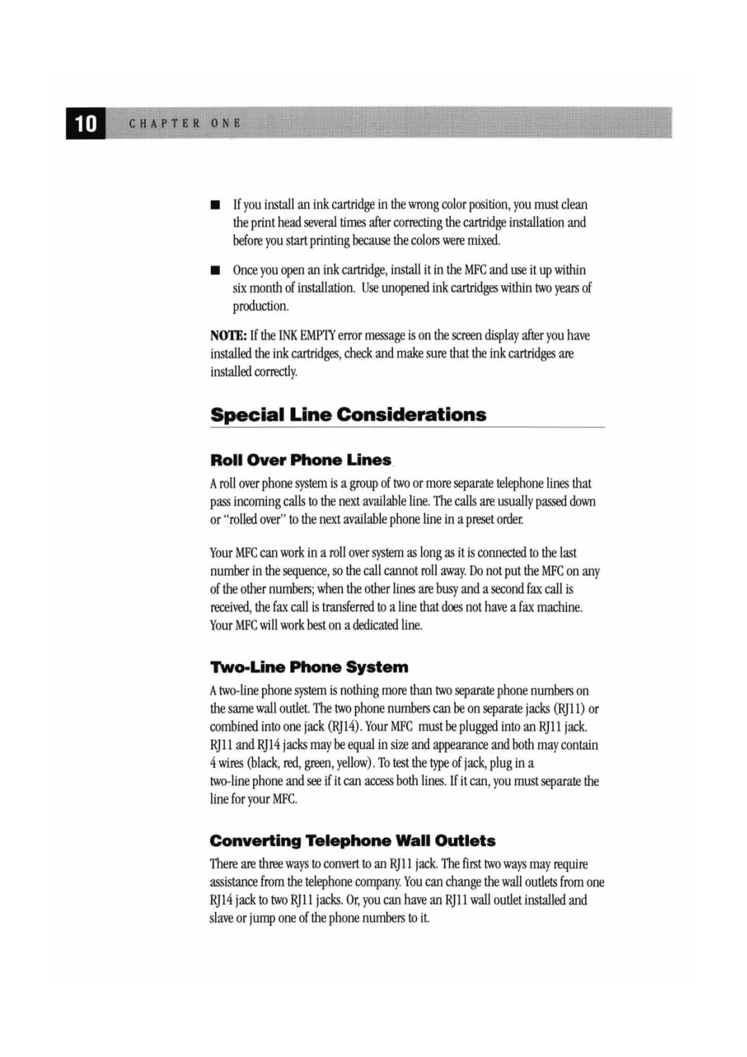 Brother MFC 7000FC manual 