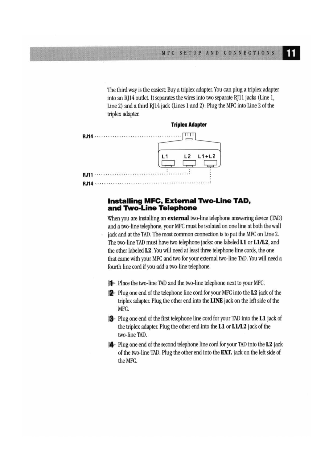 Brother MFC 7000FC manual 