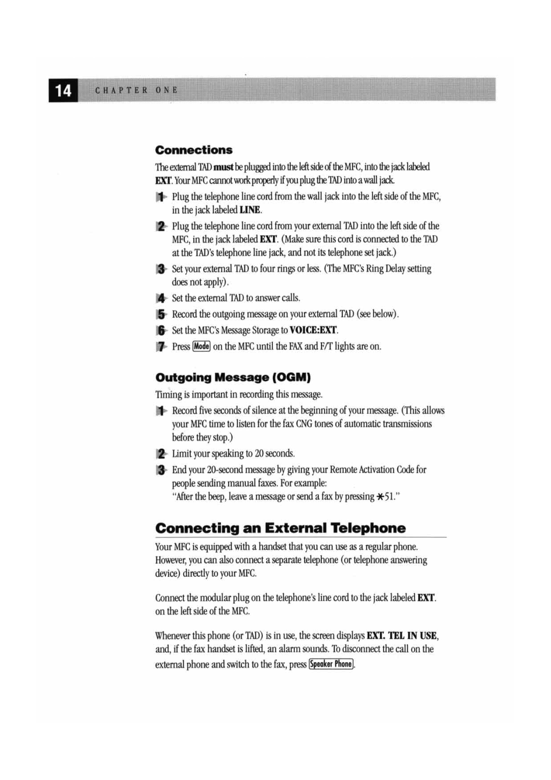 Brother MFC 7000FC manual 