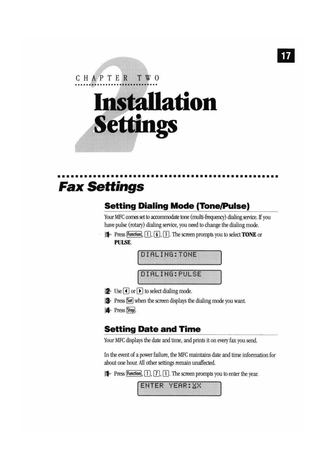 Brother MFC 7000FC manual 