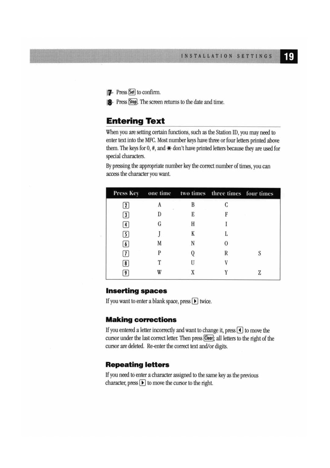 Brother MFC 7000FC manual 
