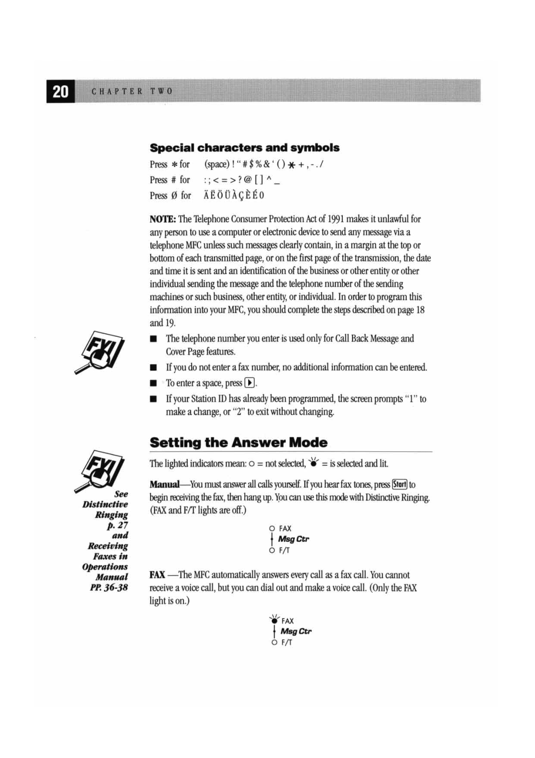 Brother MFC 7000FC manual 