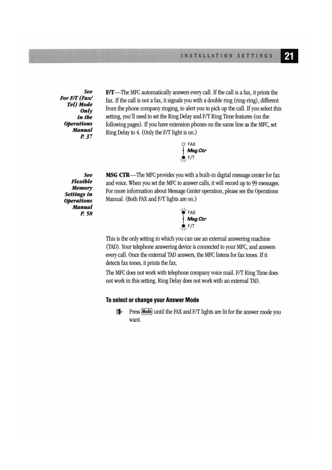 Brother MFC 7000FC manual 