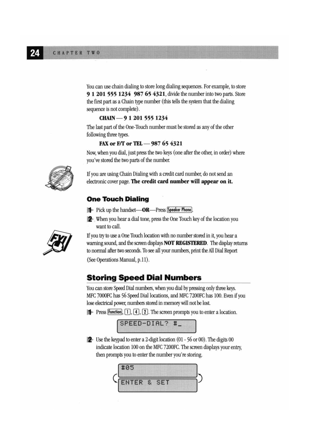 Brother MFC 7000FC manual 