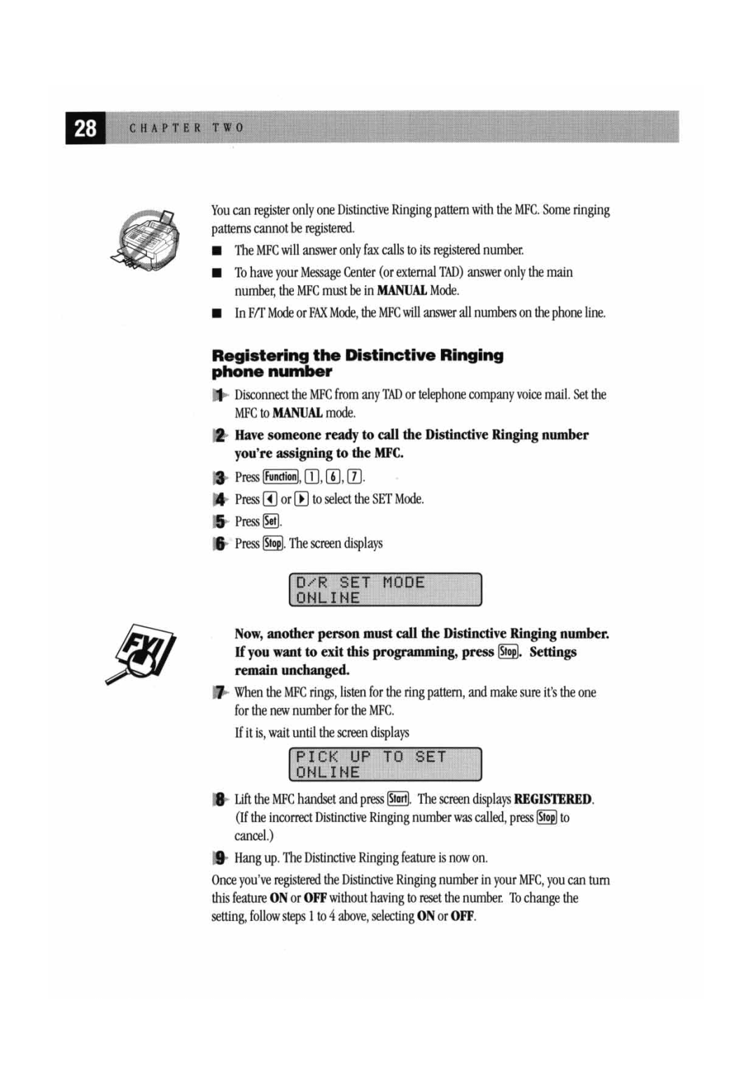 Brother MFC 7000FC manual 