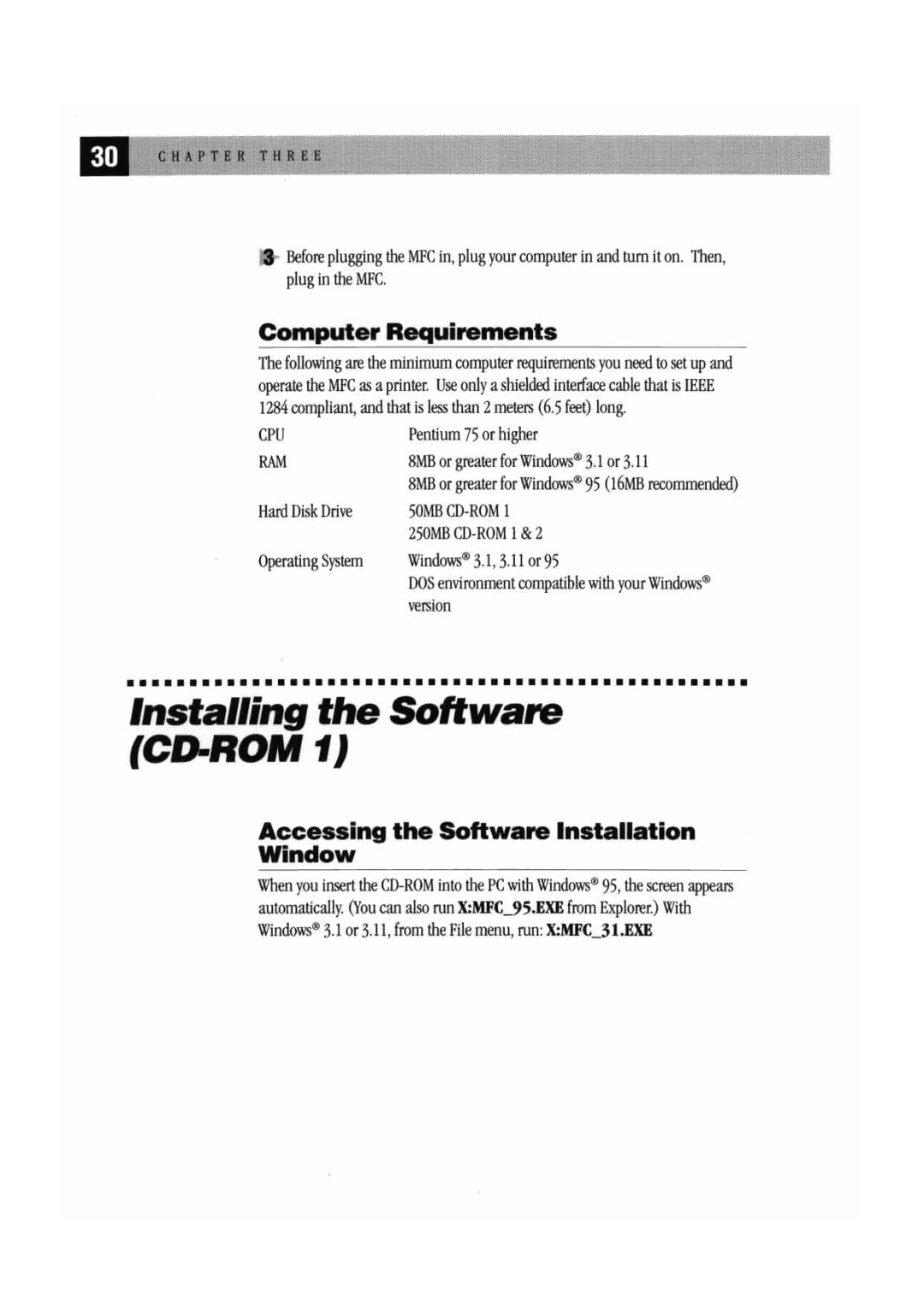 Brother MFC 7000FC manual 