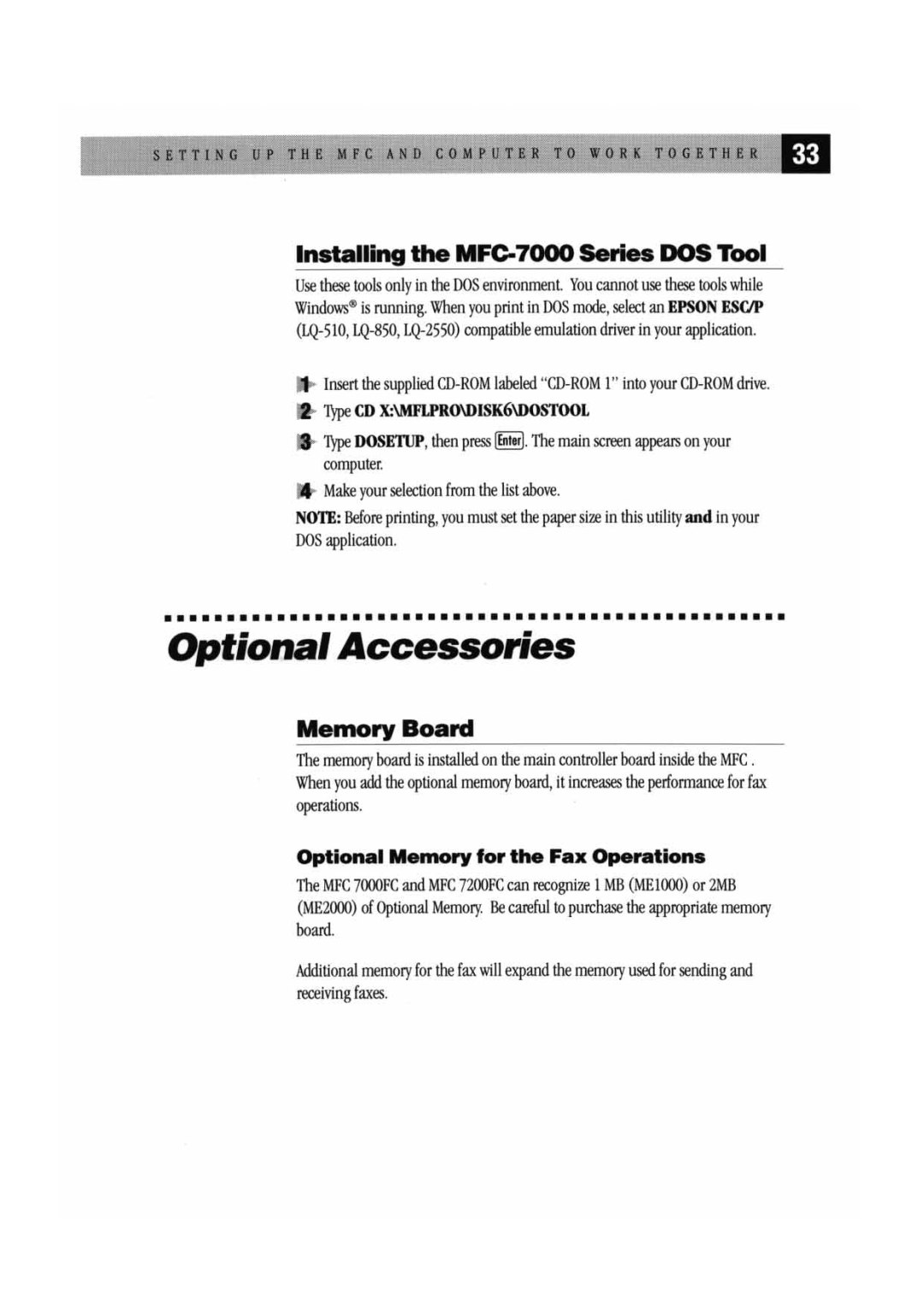 Brother MFC 7000FC manual 