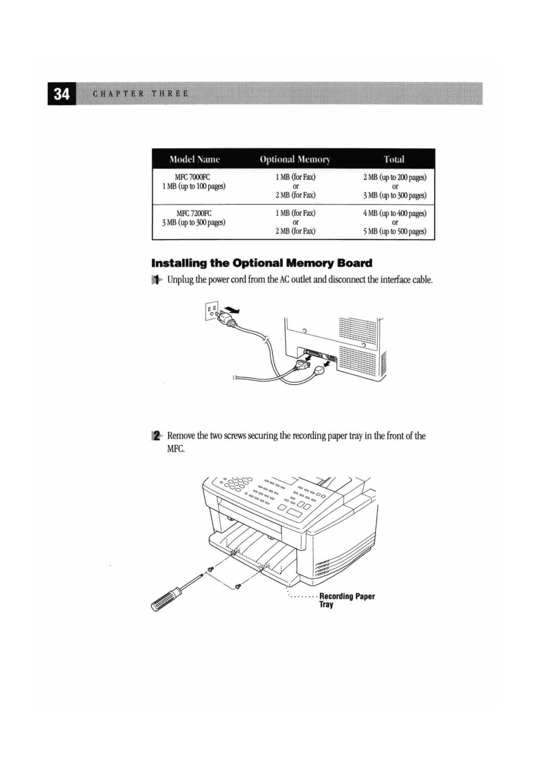 Brother MFC 7000FC manual 