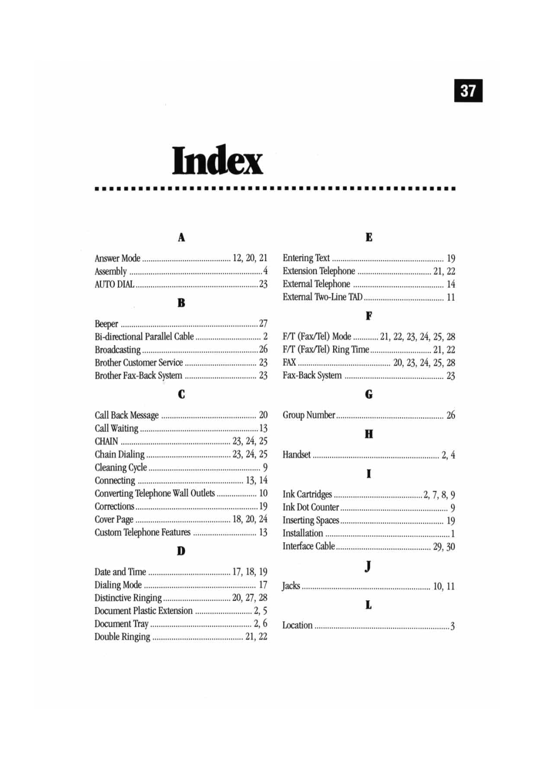 Brother MFC 7000FC manual 