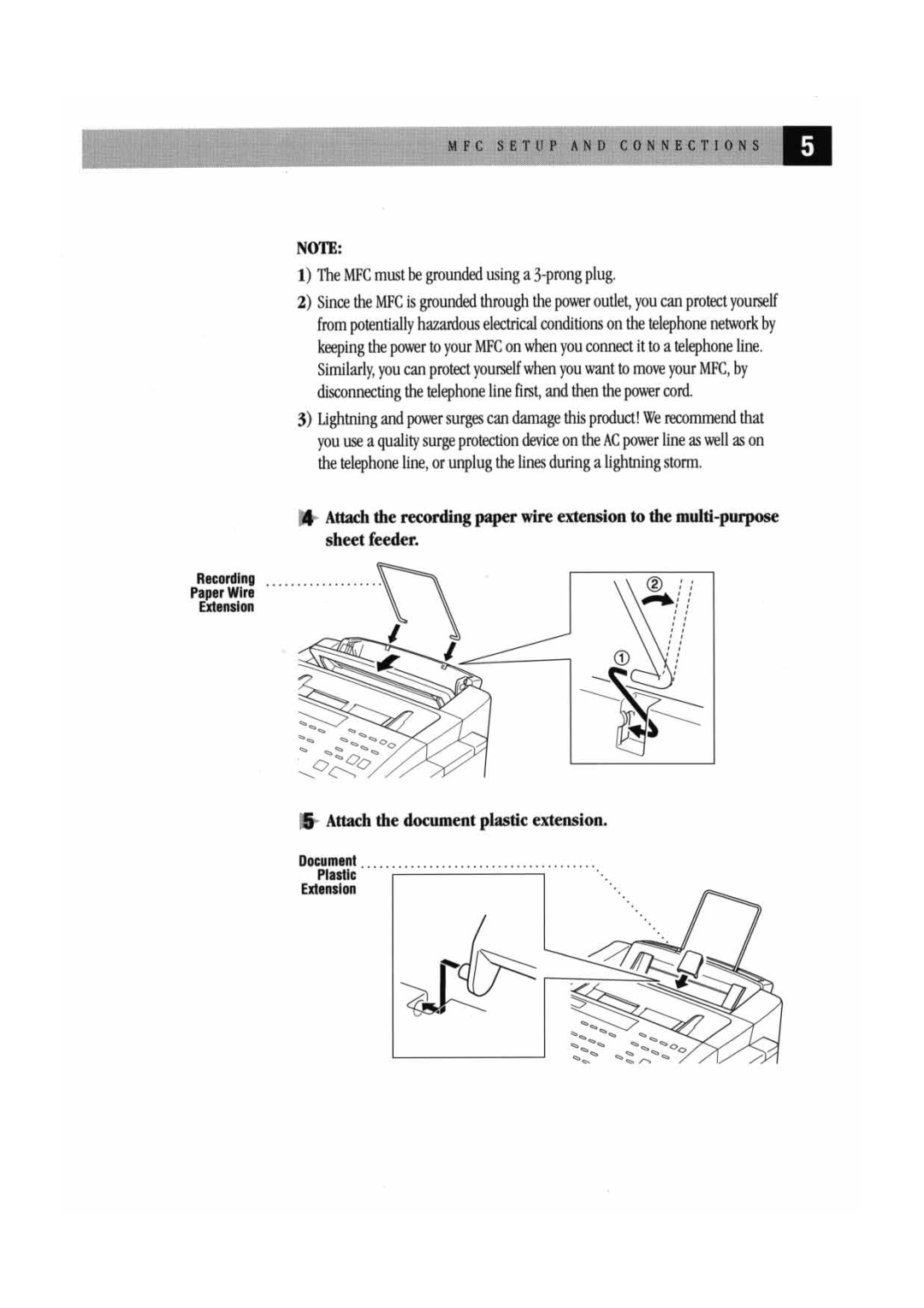 Brother MFC 7000FC manual 