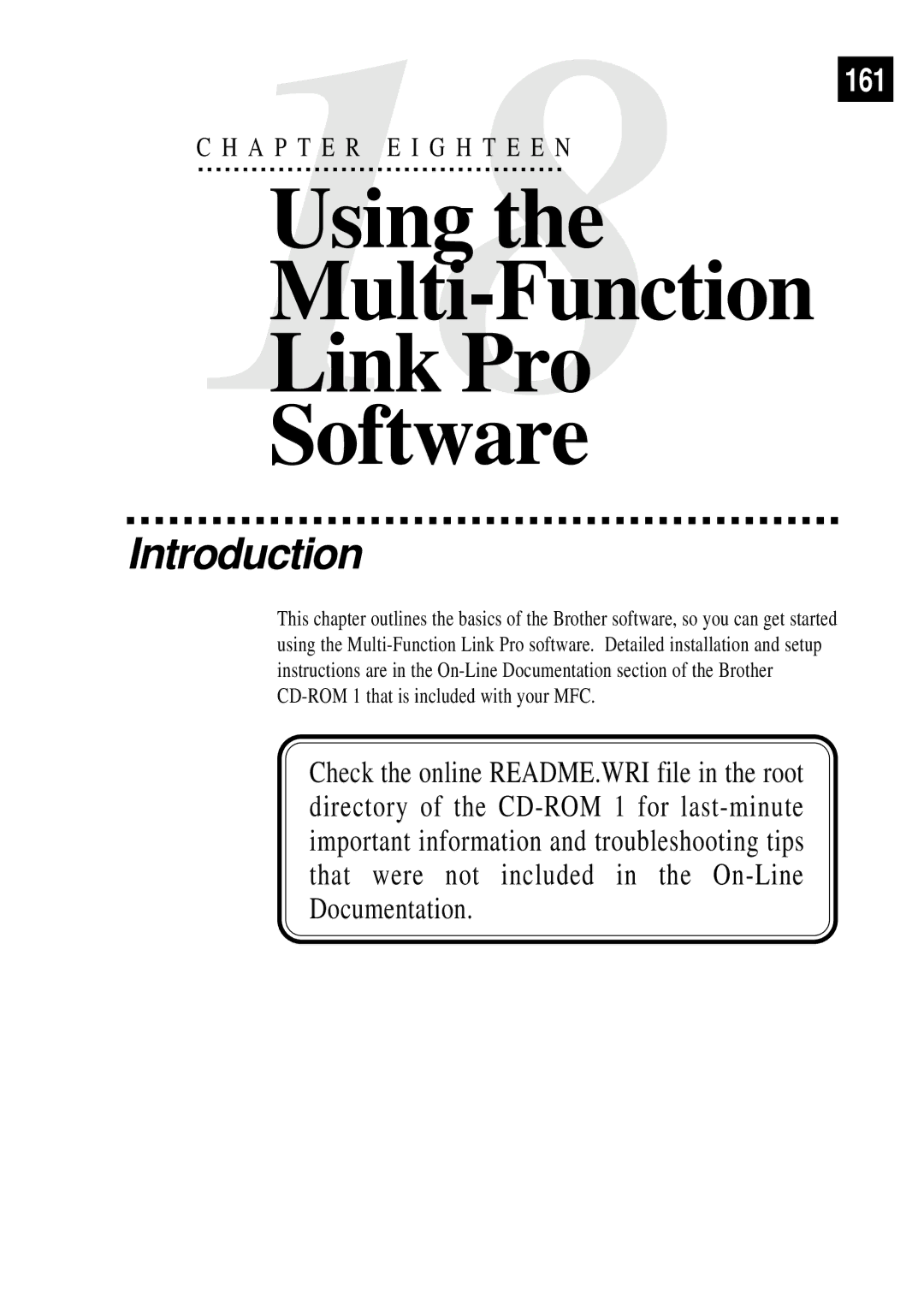 Brother MFC 7150C owner manual Multi-Function Link Pro Software 