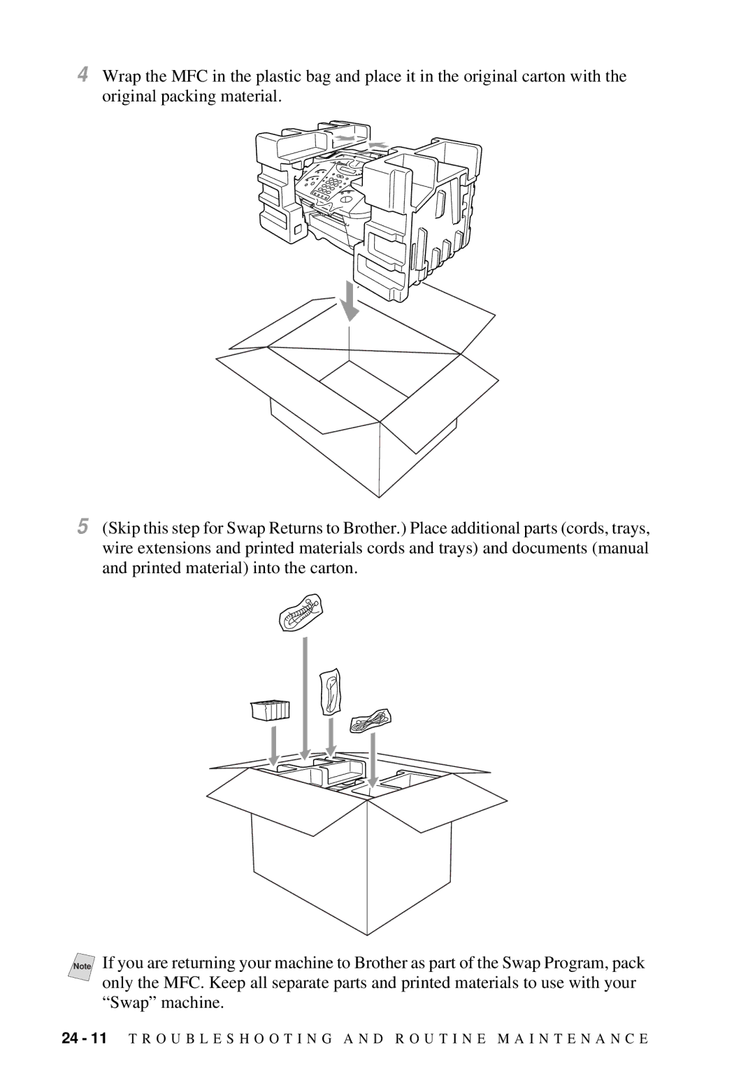 Brother MFC 7300C owner manual 