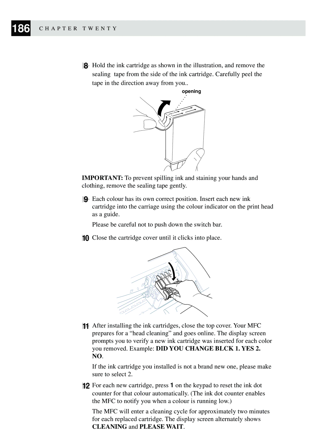 Brother MFC-740, MFC-730 owner manual Opening 