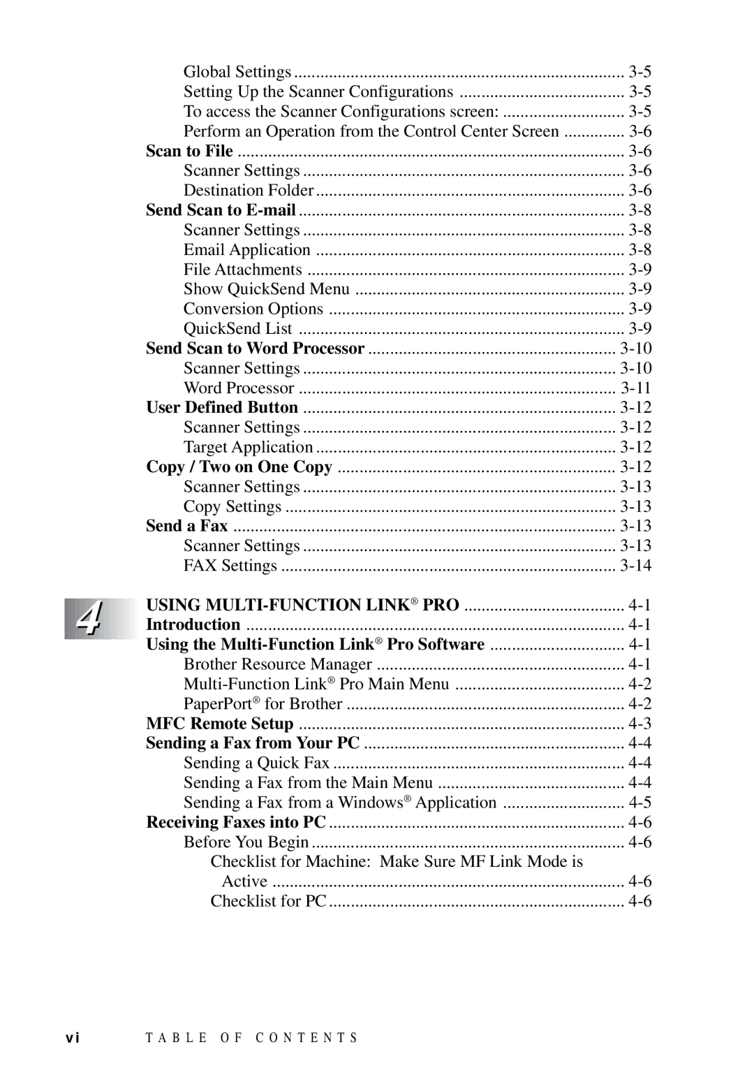 Brother MFC 8600, MFC 8700 software manual Using MULTI-FUNCTION Link PRO 