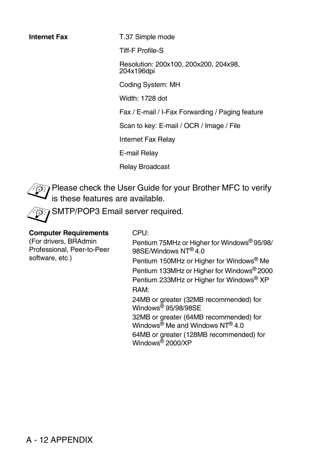 Brother MFC-8840DN manual Internet Fax 