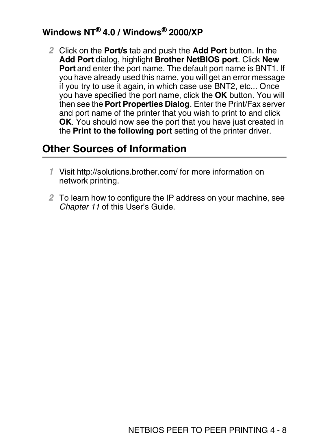 Brother MFC-8840DN manual Other Sources of Information 