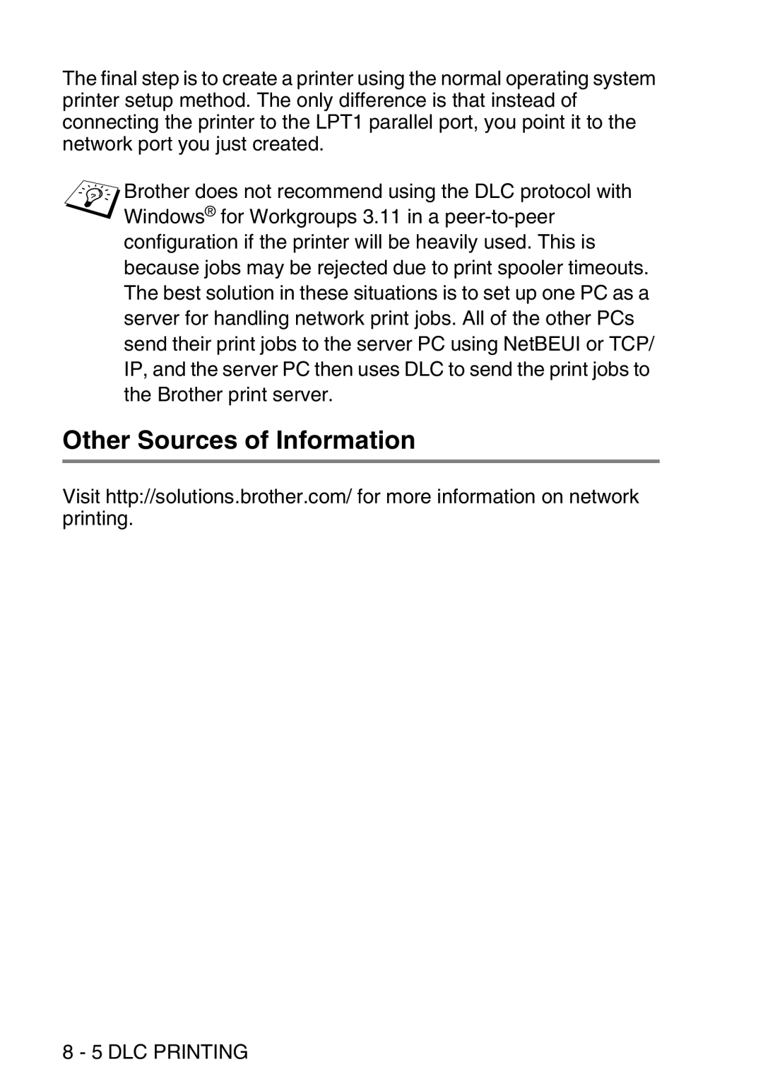 Brother MFC-8840DN manual Other Sources of Information 