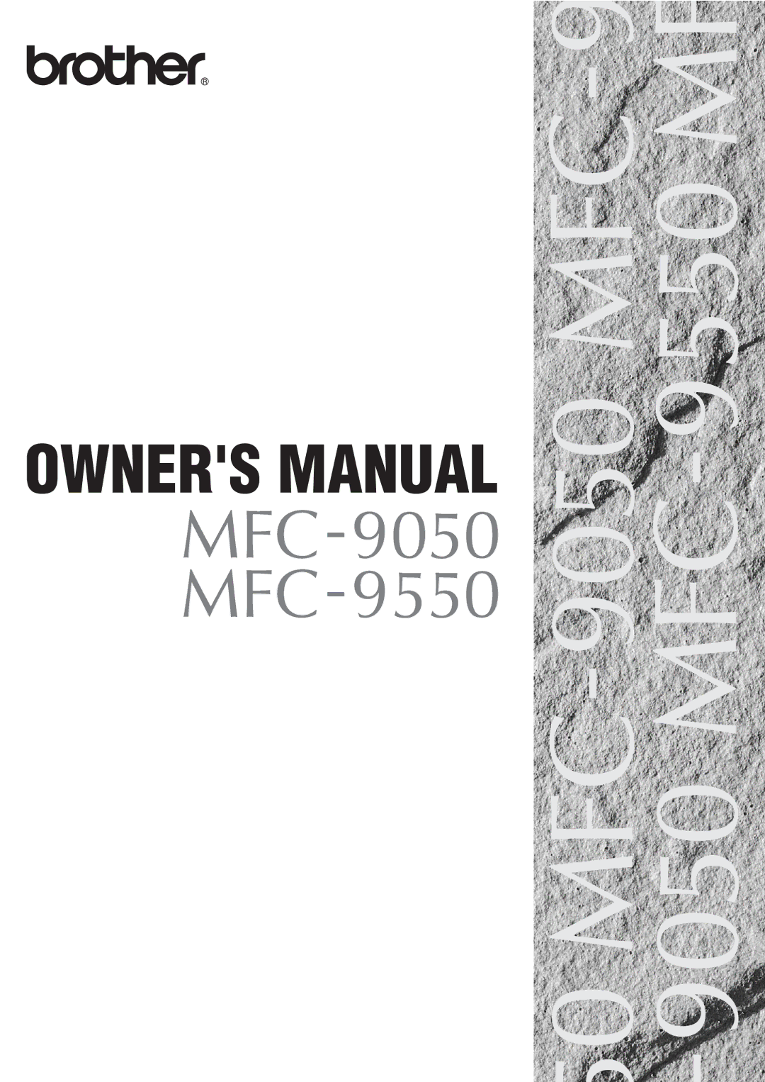 Brother MFC-9550 manual 