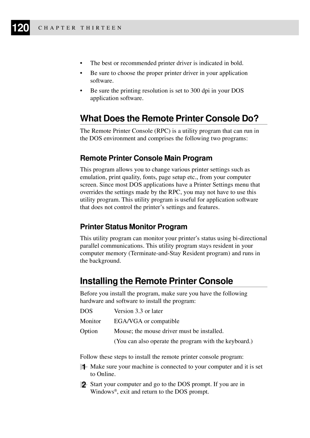 Brother MFC-9550 manual What Does the Remote Printer Console Do?, Installing the Remote Printer Console 