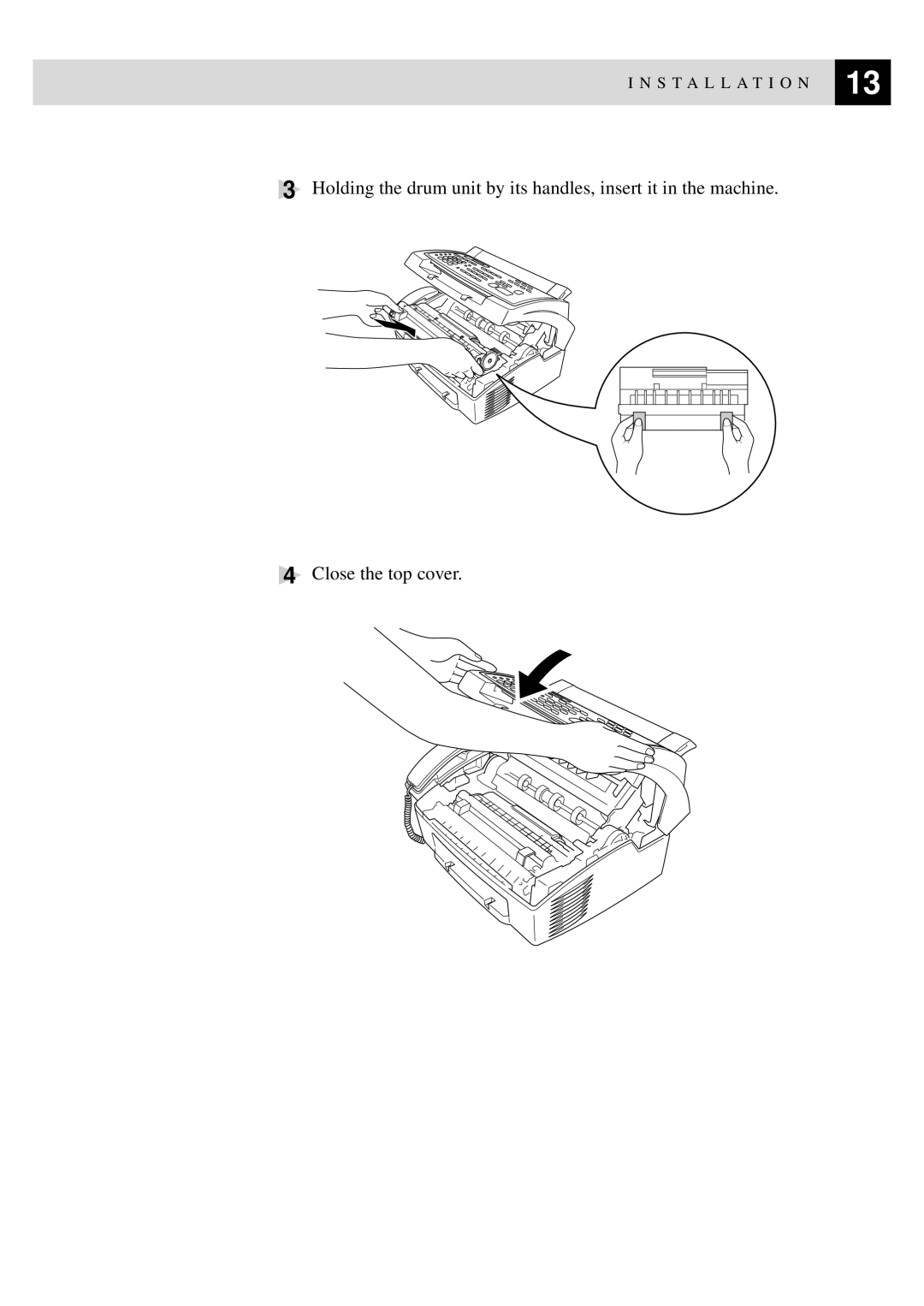 Brother MFC-9550 manual Installation 