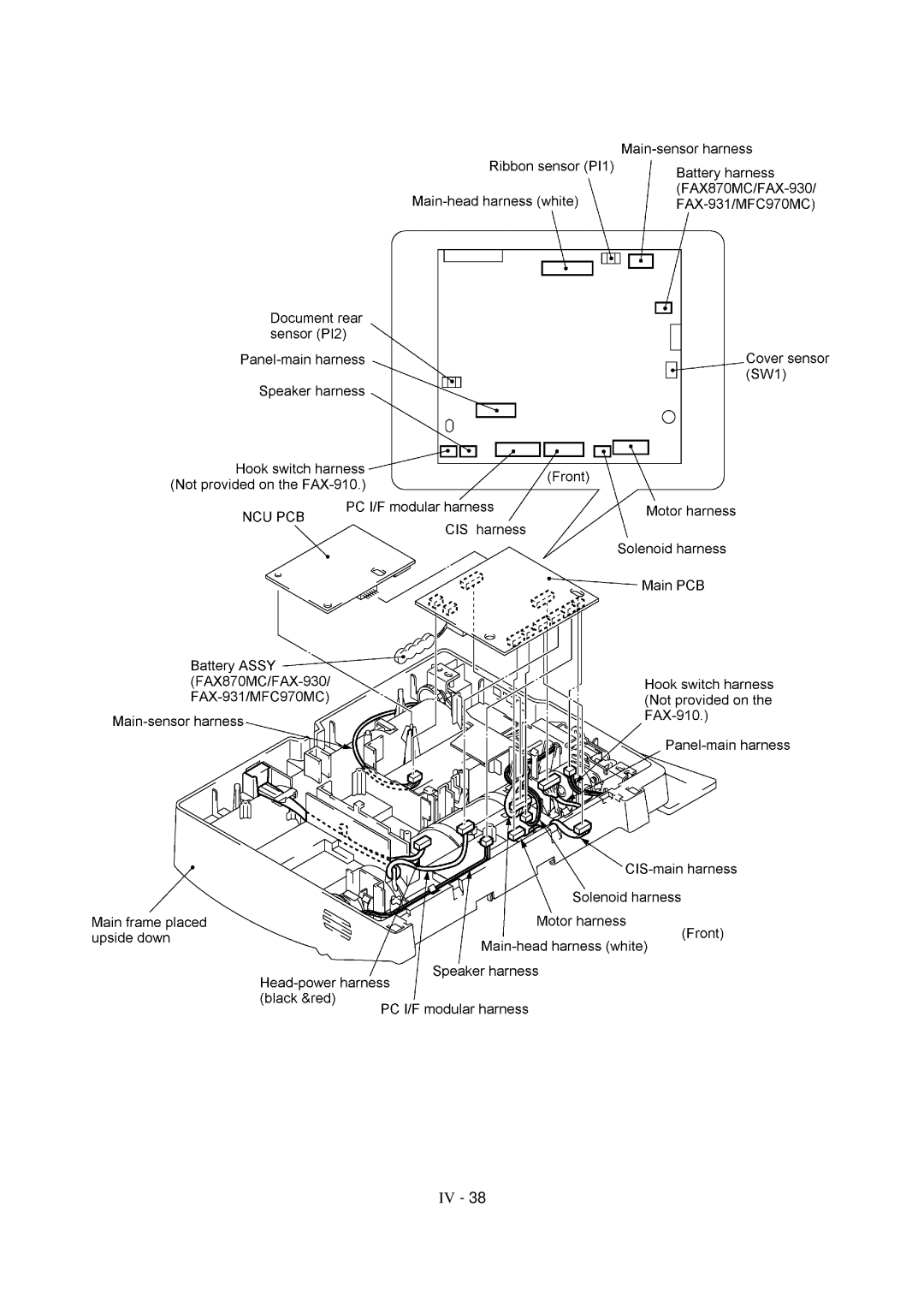 Brother MFC-970MC, FAX-931, FAX-921 service manual 