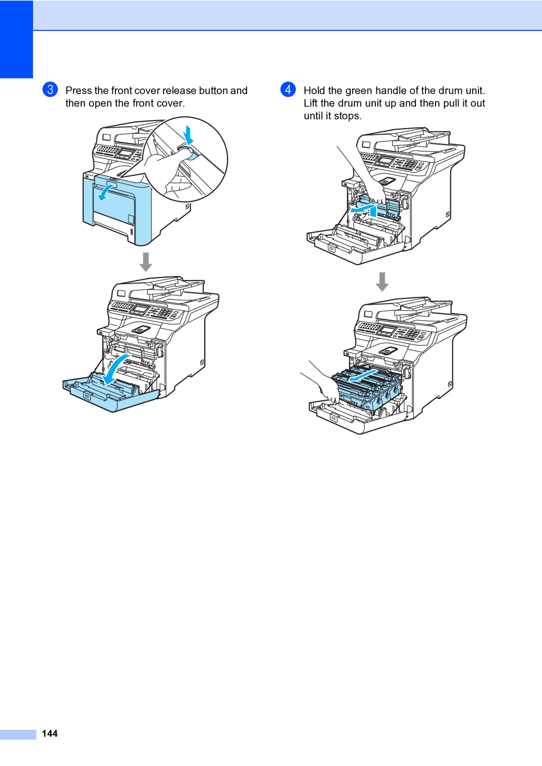 Brother MFC-9840CDW manual 144 