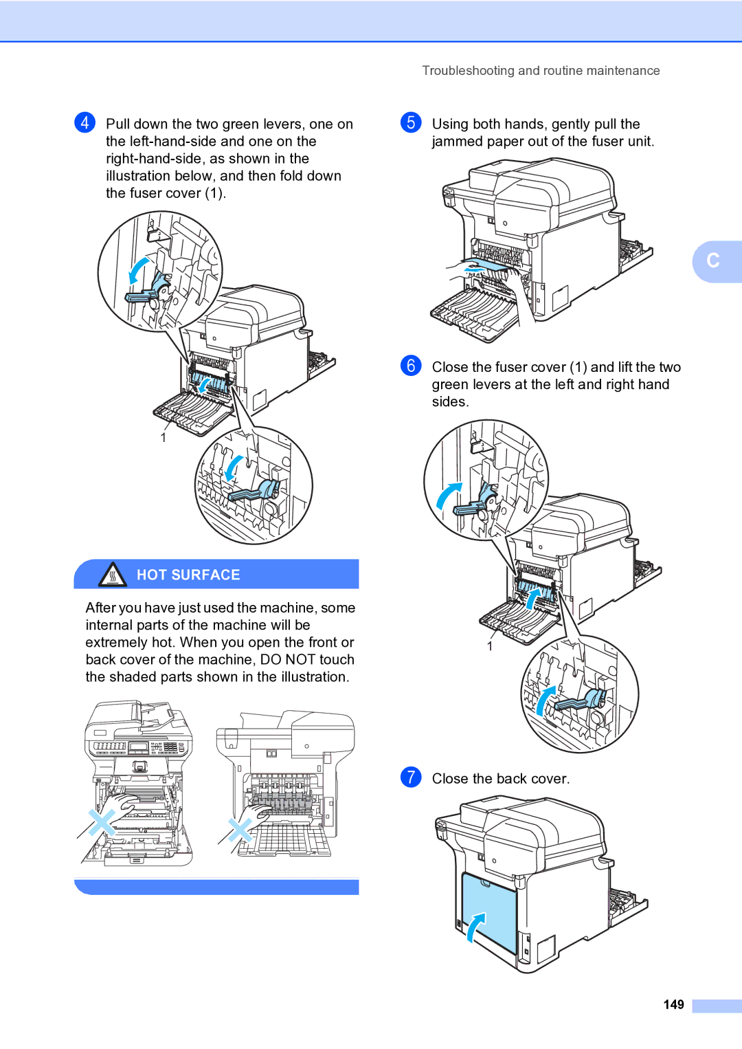 Brother MFC-9840CDW manual 149 