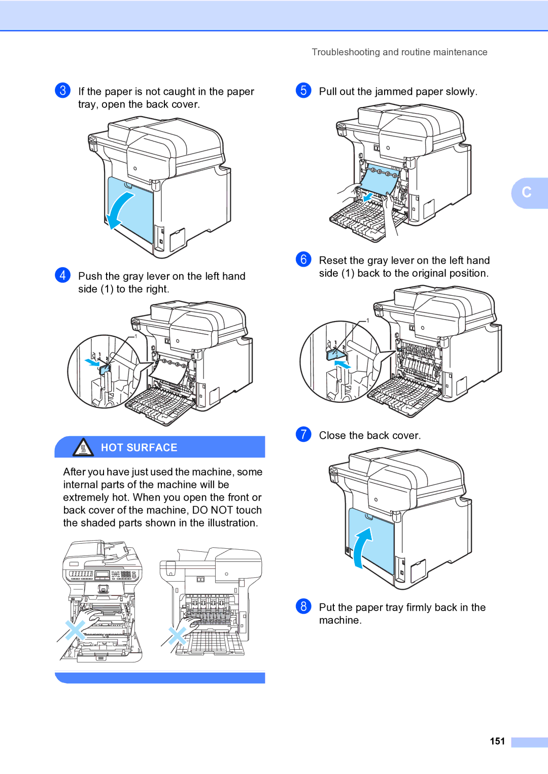 Brother MFC-9840CDW manual 151 