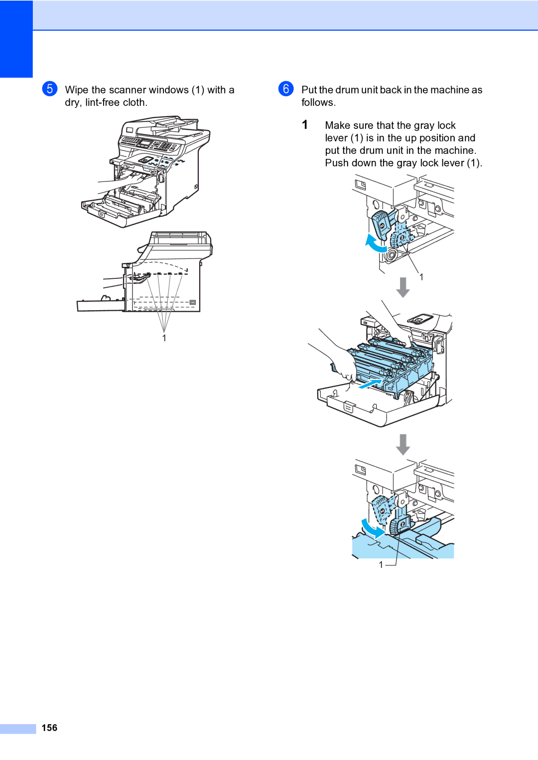 Brother MFC-9840CDW manual 156 