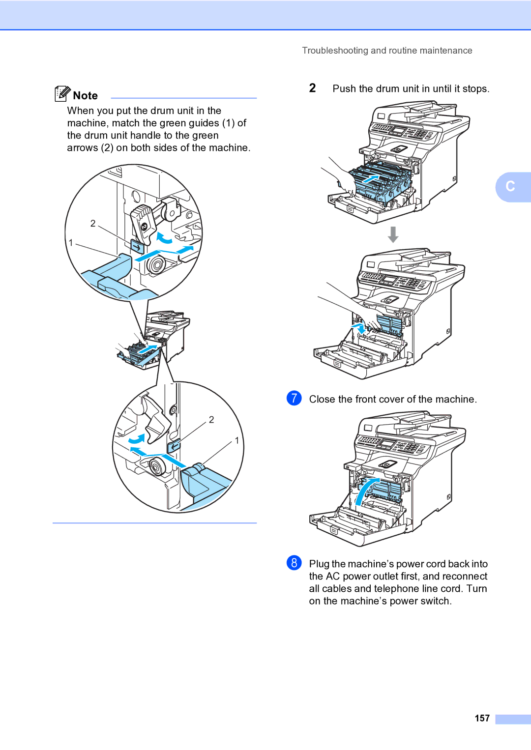 Brother MFC-9840CDW manual 157 