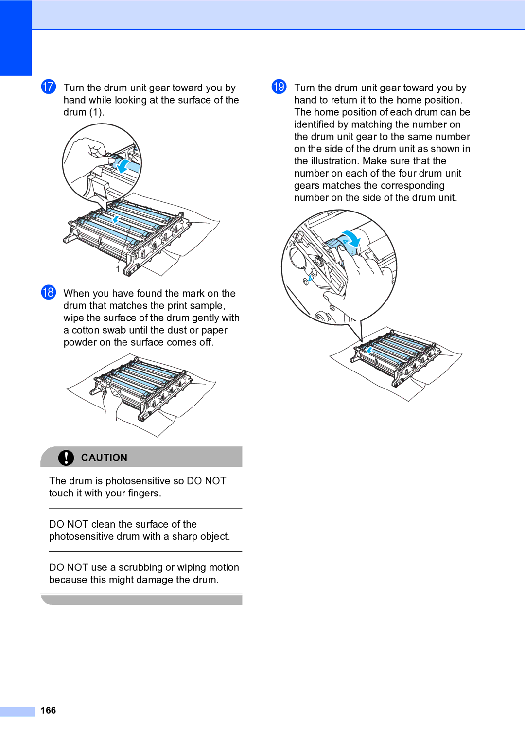 Brother MFC-9840CDW manual 166 