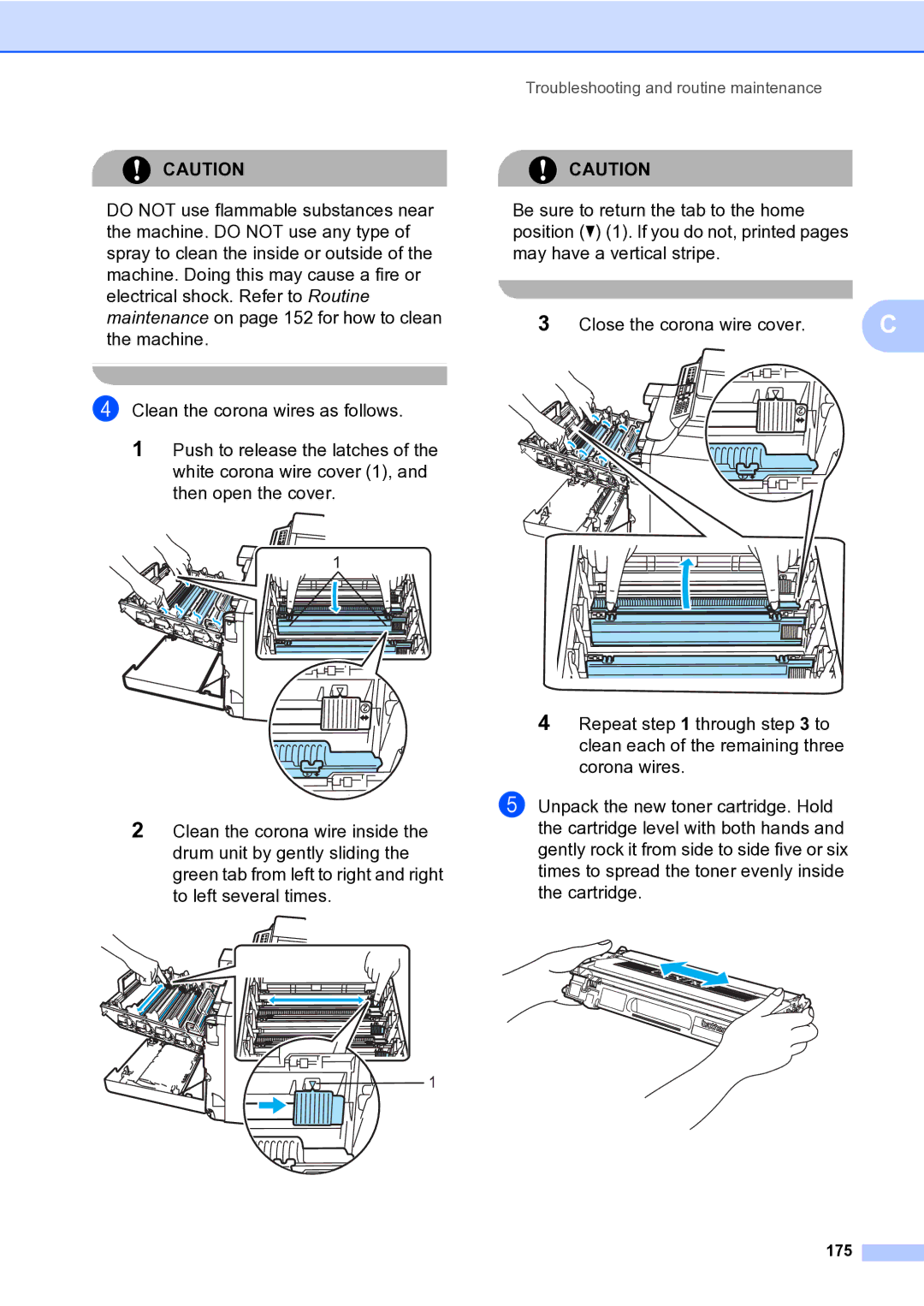 Brother MFC-9840CDW manual 175 