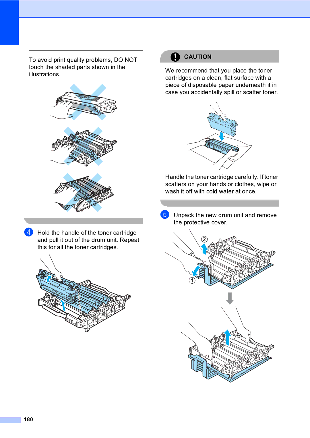 Brother MFC-9840CDW manual 180 