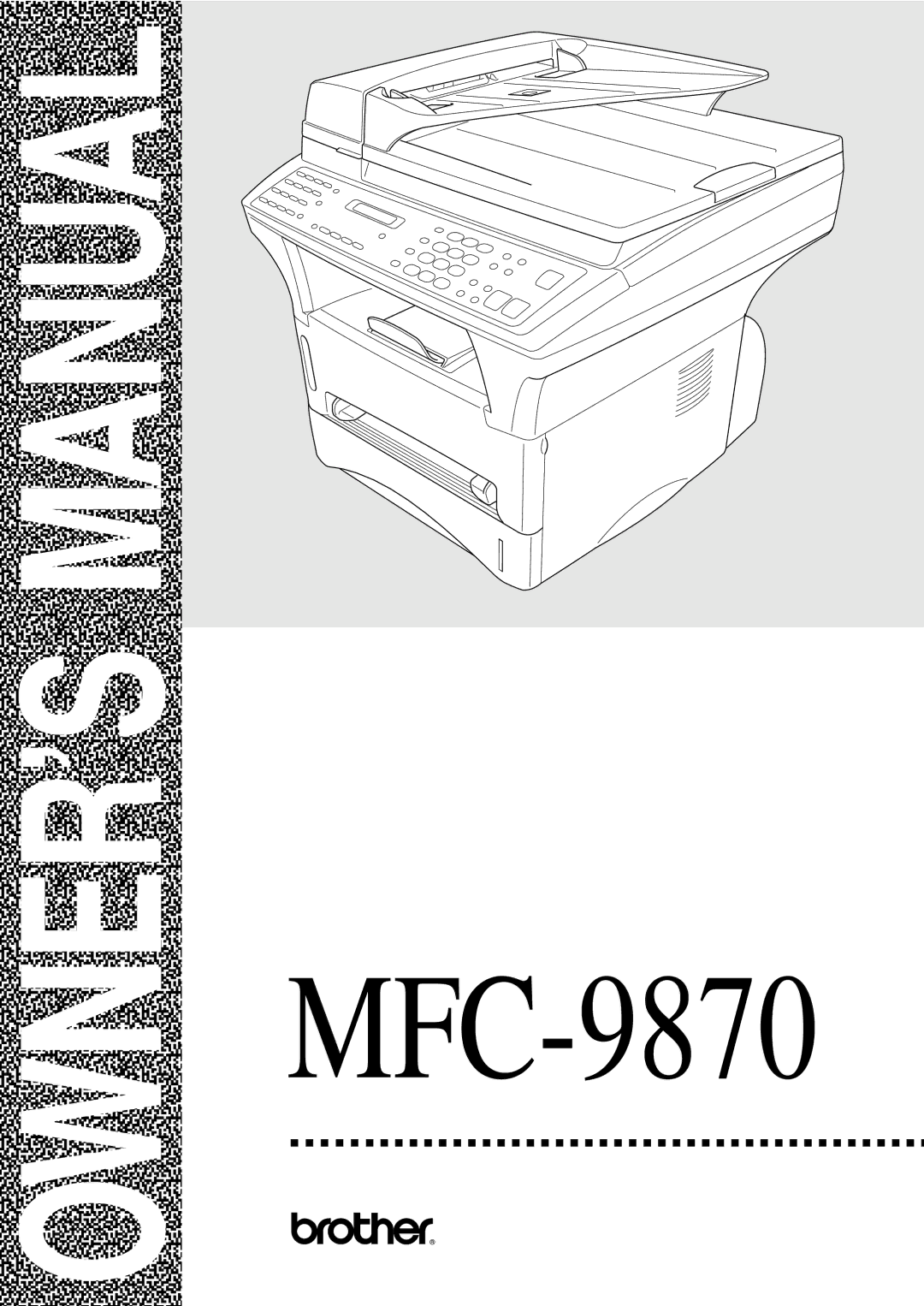 Brother MFC-9870 manual 