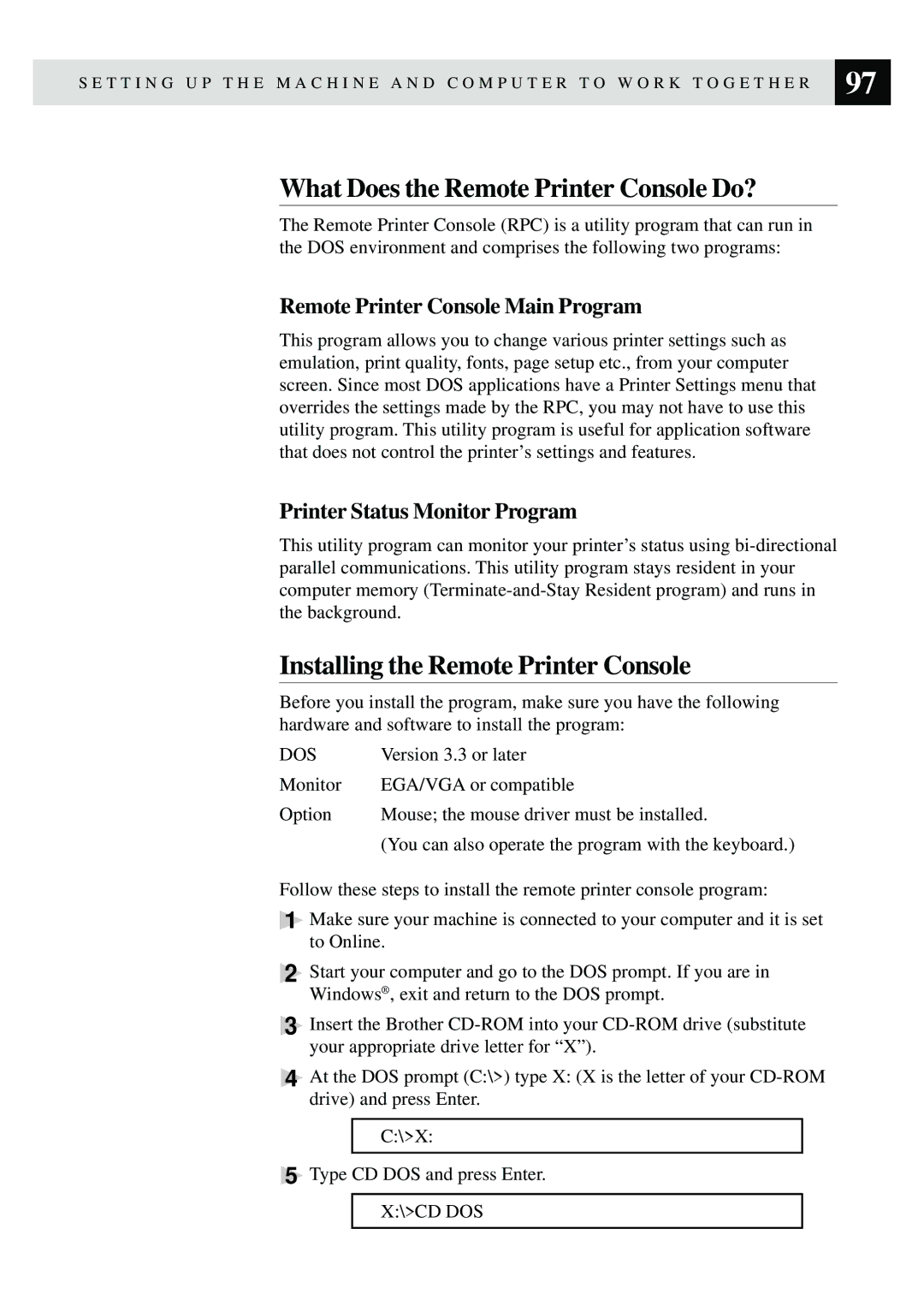 Brother MFC-9870 manual What Does the Remote Printer Console Do?, Installing the Remote Printer Console 