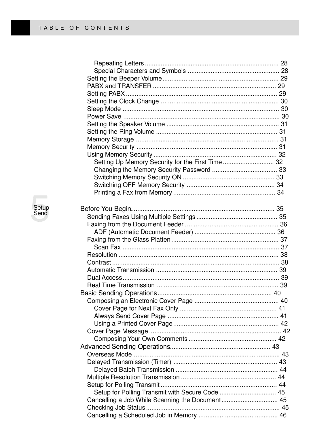 Brother MFC-9870 manual Cover Page for Next Fax Only 