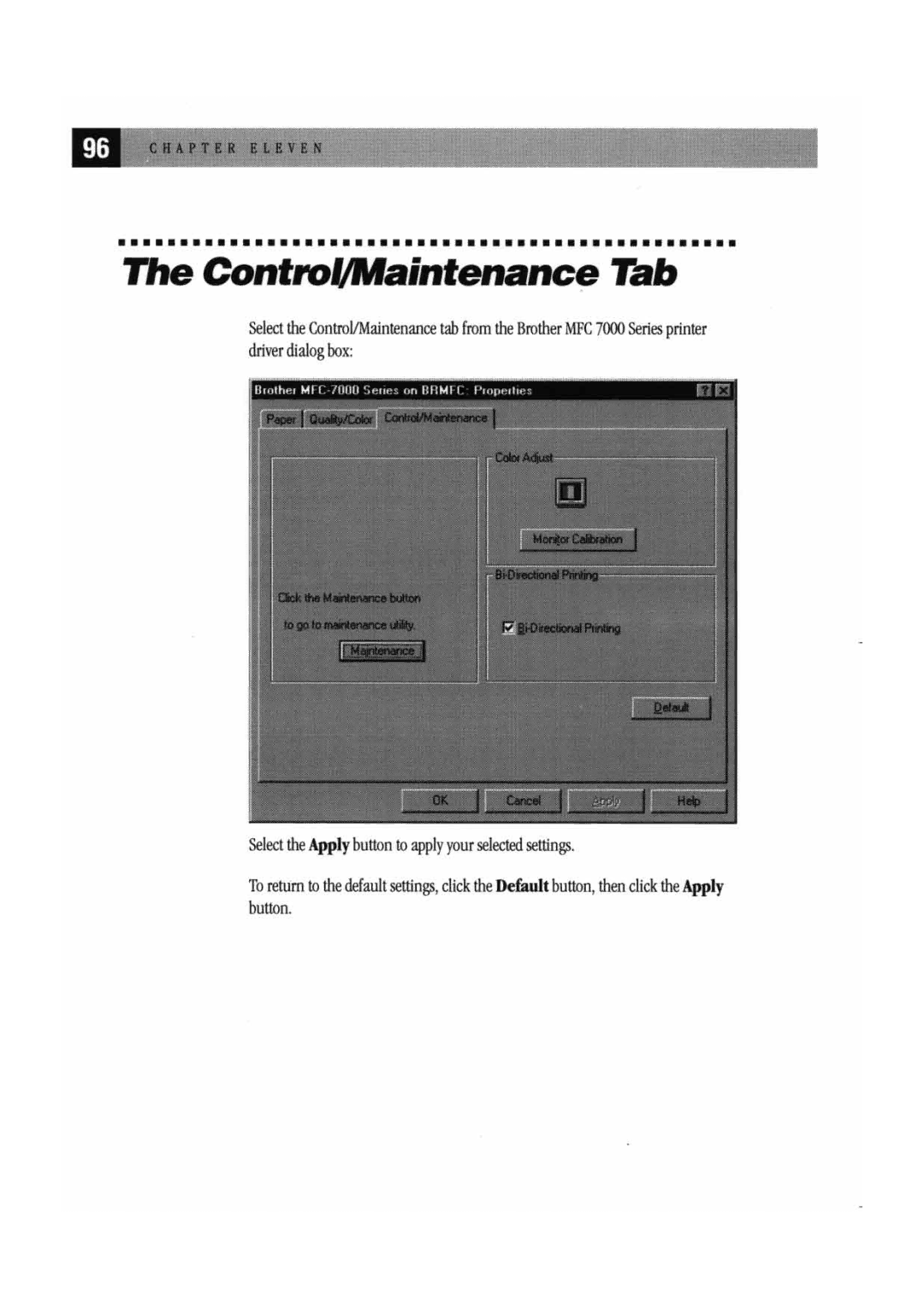 Brother MFC7000FC manual 