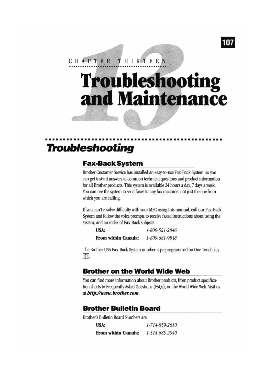 Brother MFC7000FC manual 