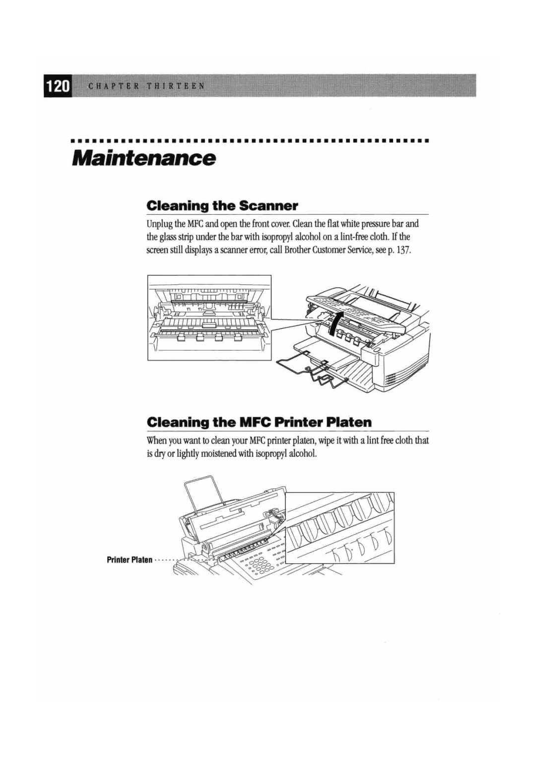 Brother MFC7000FC manual 