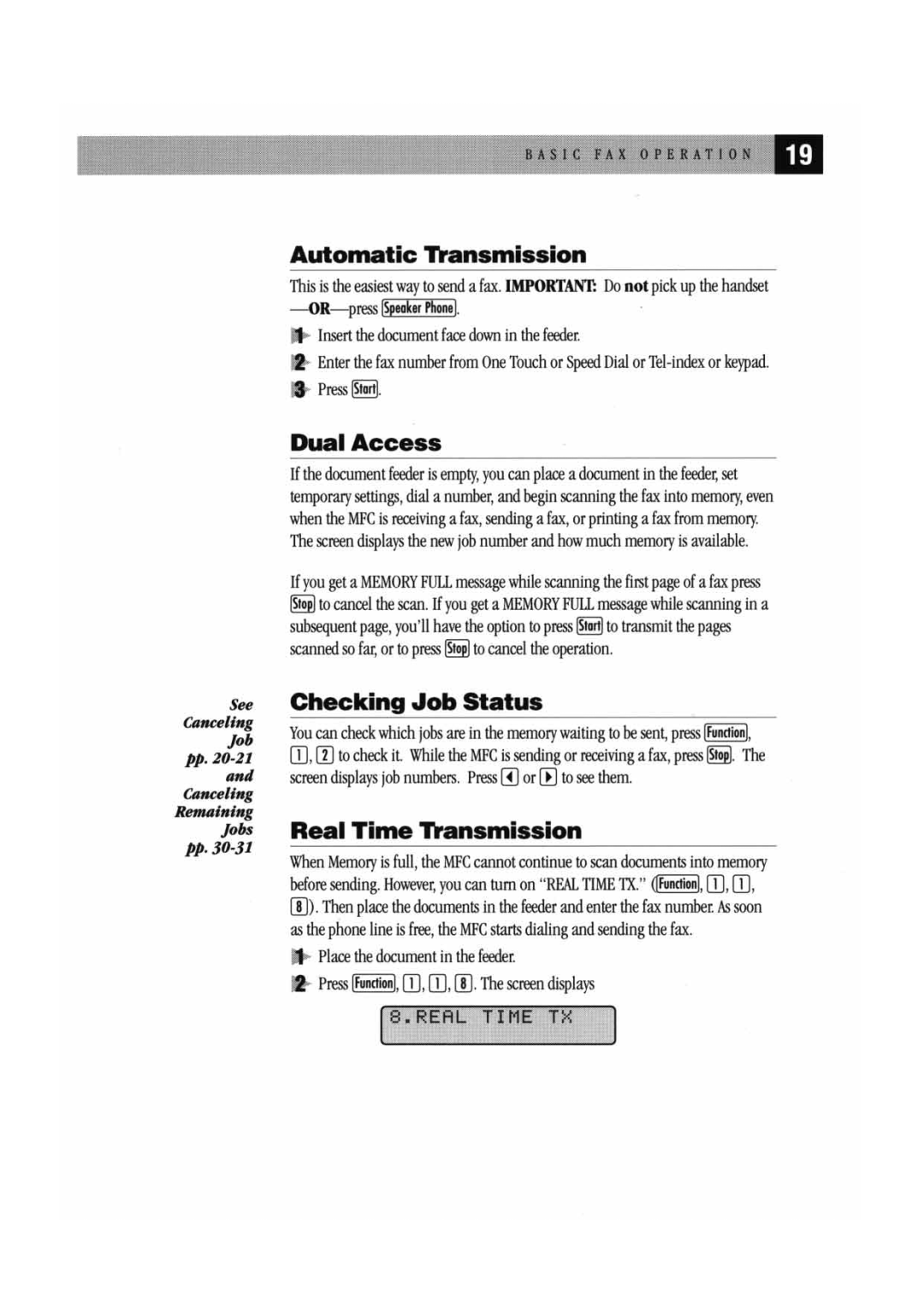 Brother MFC7000FC manual 