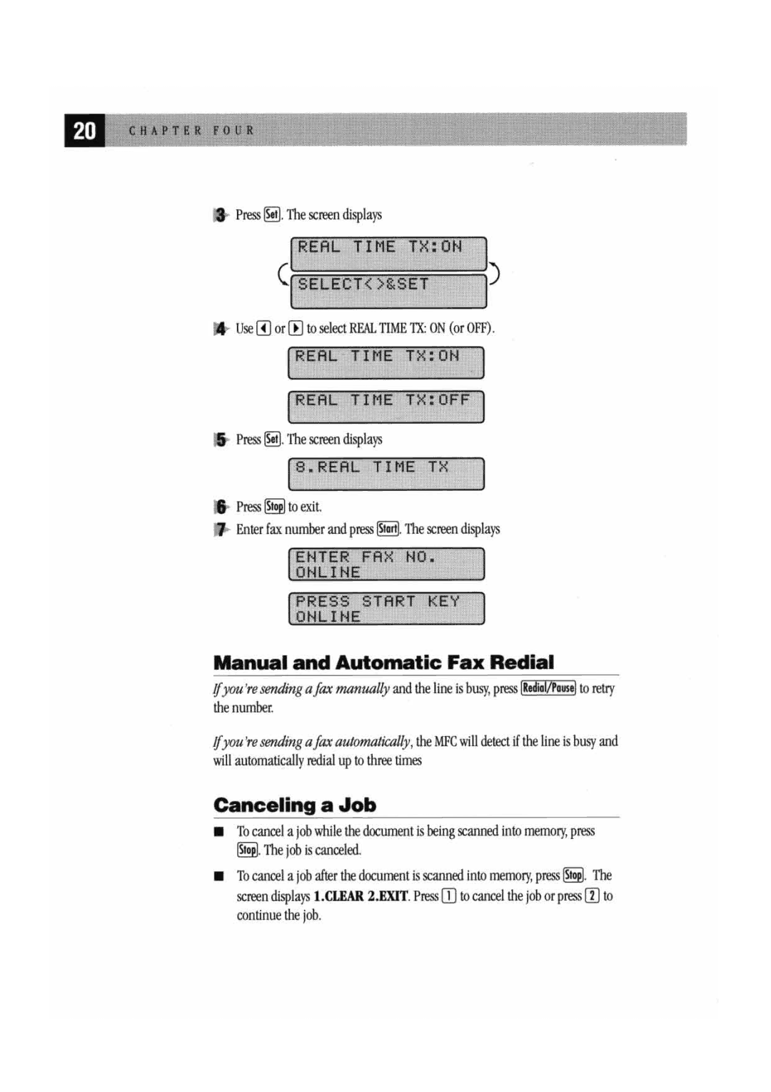 Brother MFC7000FC manual 